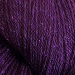Closeup of Electric Lite yarn in Violet colorway