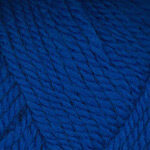 Closeup of Encore Chunky yarn swatch in colorway 0133 - royal