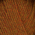 Closeup of Encore Chunky yarn swatch in colorway 1445 - burnished heather
