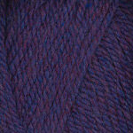 Closeup of Encore Chunky yarn swatch in colorway 2426 - ivy blue mix