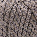 Swatch of Pima Colada yarn in Driftwood colorway