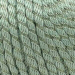 Swatch of Pima Colada yarn in Seafoam colorway