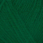 Closeup of Encore Chunky yarn swatch in colorway 0054 - Christmas green