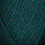 Closeup of Encore Chunky yarn swatch in colorway 0598 - dark wedgewood