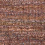 Knitted swatch of Summer Sesame yarn in colorway 5235 - Marigold