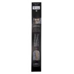 Size 4, 9 inch bamboo straight needles in black packaging