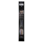 Size 6, 9 inch bamboo straight needles in black packaging