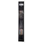 Size 7, 9 inch bamboo straight needles in black packaging