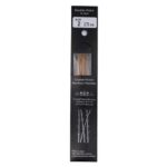 Size 2, 6 inch bamboo double point needles in black packaging