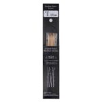 Size 3, 6 inch bamboo double point needles in black packaging