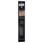 Size 9, 8 inch bamboo double point needles in black packaging